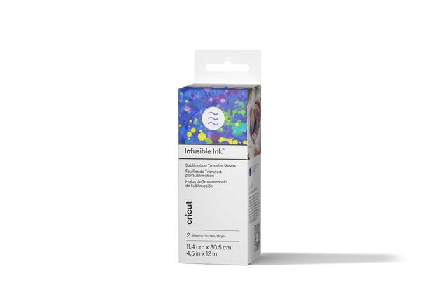 Cricut Infusible Ink Transfer Sheets Patterns | 2 Count | Blue Paint Splash