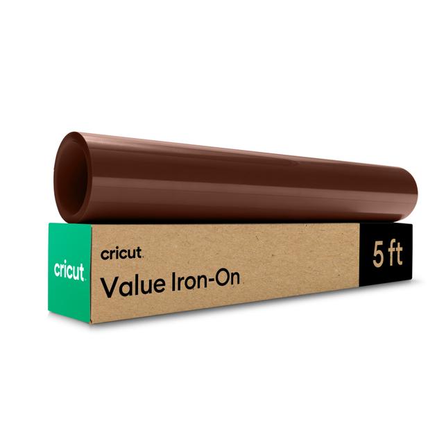 Cricut Value Iron-On (12 in x 5 ft) | Brown