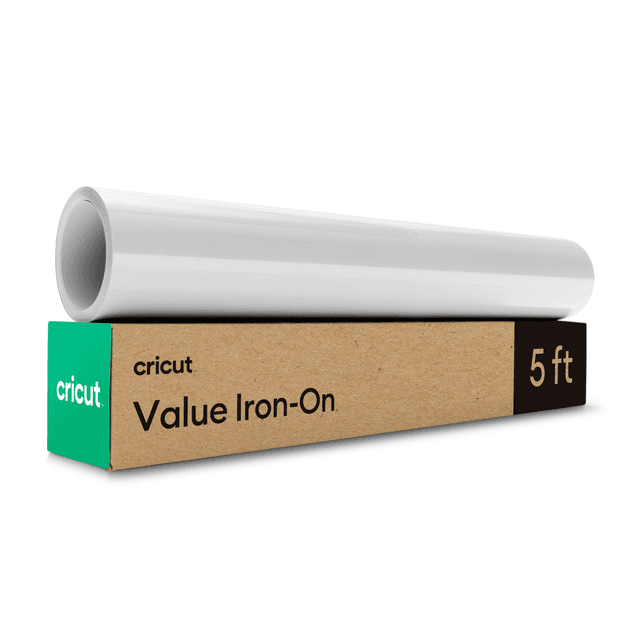 Cricut Value Iron-On (12 in x 5 ft) | White