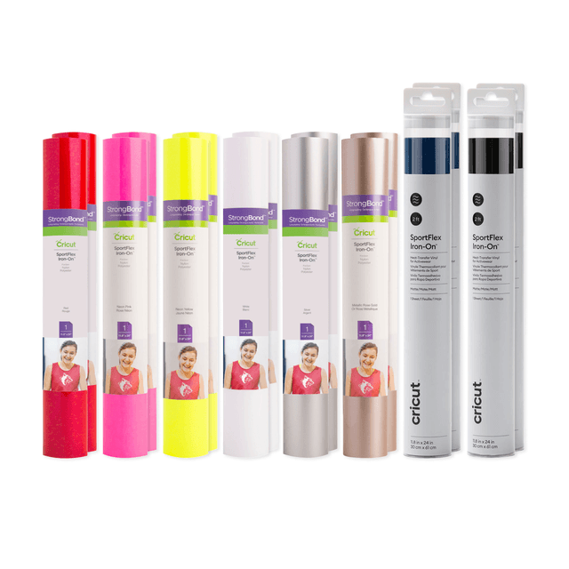 Cricut Sportflex Iron-On Bundle | red