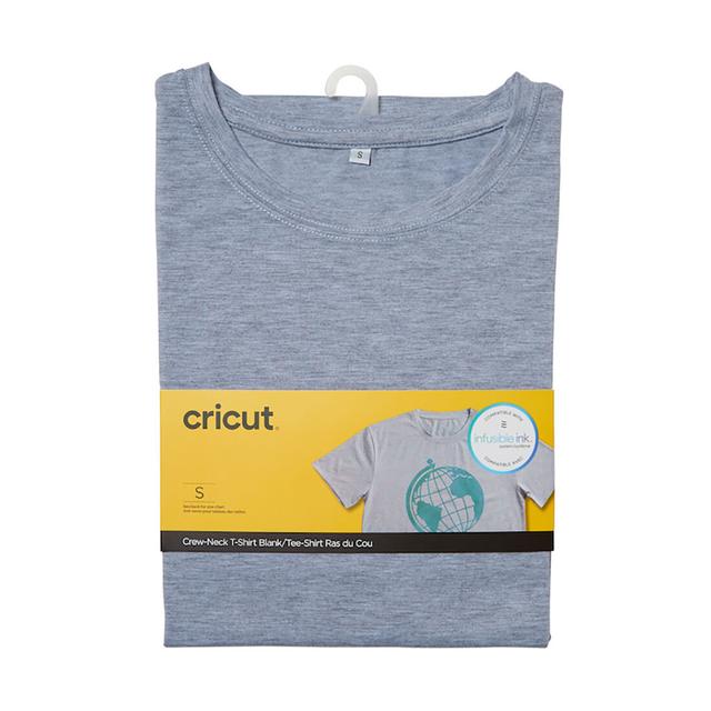 Cricut Unisex T-Shirt Blank | Crew Neck | Gray