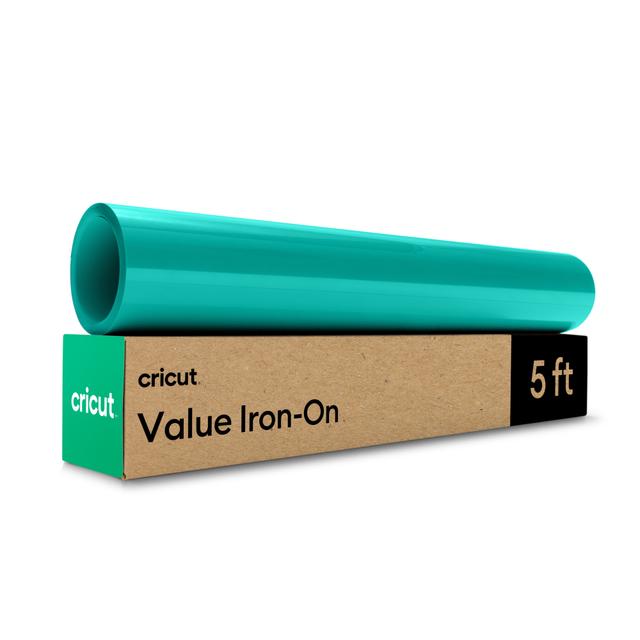 Cricut Value Iron-On (12 in x 5 ft) | Teal