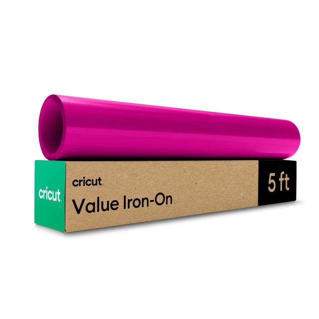 Cricut Value Iron-On (12 in x 5 ft) | Magenta