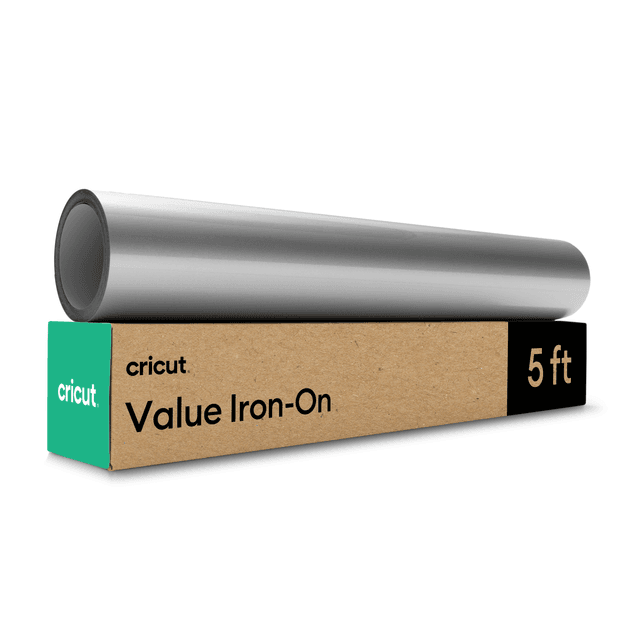 Cricut Value Iron-On (12 in x 5 ft) | Silver