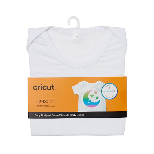 Cricut Baby Bodysuit Blank | 12-18 | White