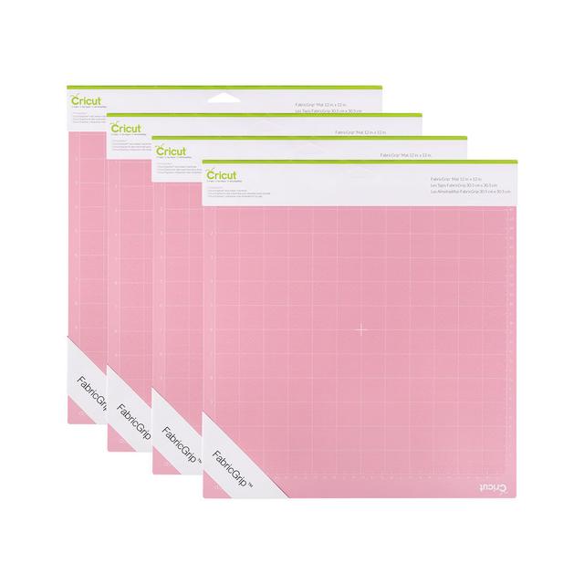 Cricut FabricGrip Machine Mat | 12" x 12" | 4 Count
