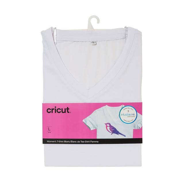 Cricut Women's T -Shirt Blank | V -Neck | White