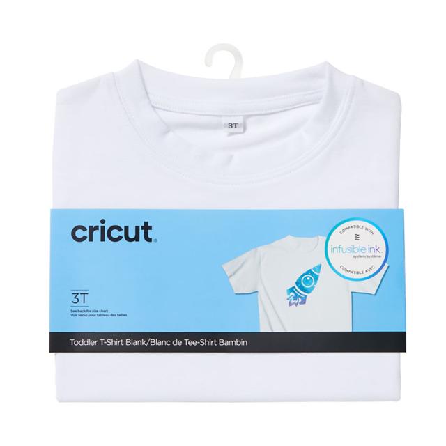 Cricut Toddler T-Shirt Blank | Crew Neck | 3T | White