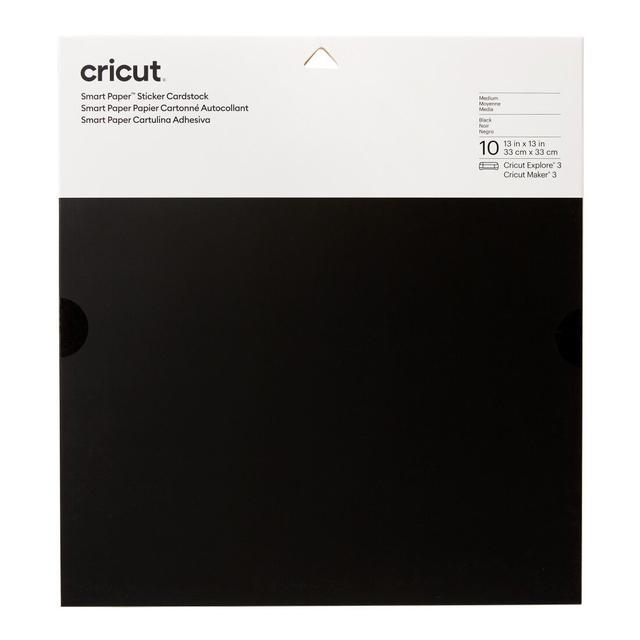 Cricut Smart Paper Sticker Cardstock | Black