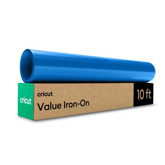 Cricut Value Iron-On (12 in x 10 ft) | Blue