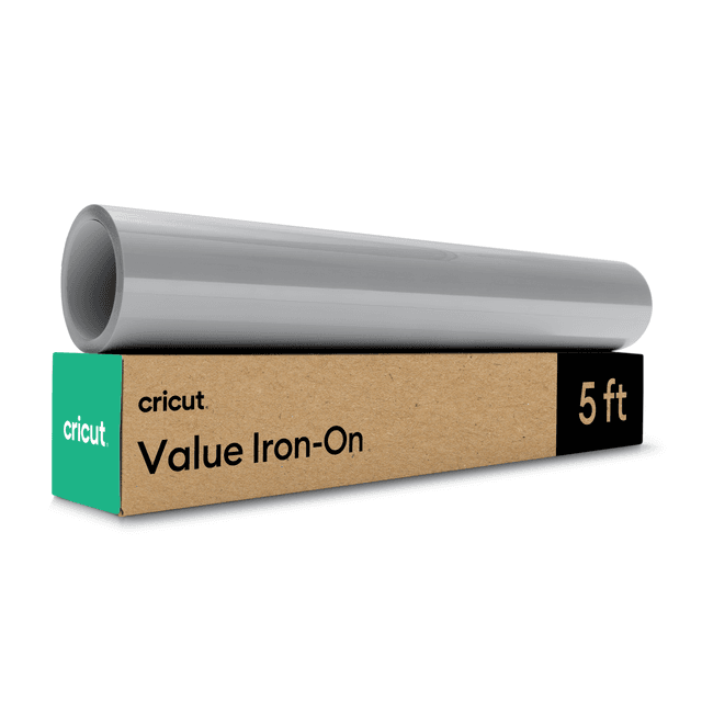 Cricut Value Iron-On (12 in x 5 ft) | Gray