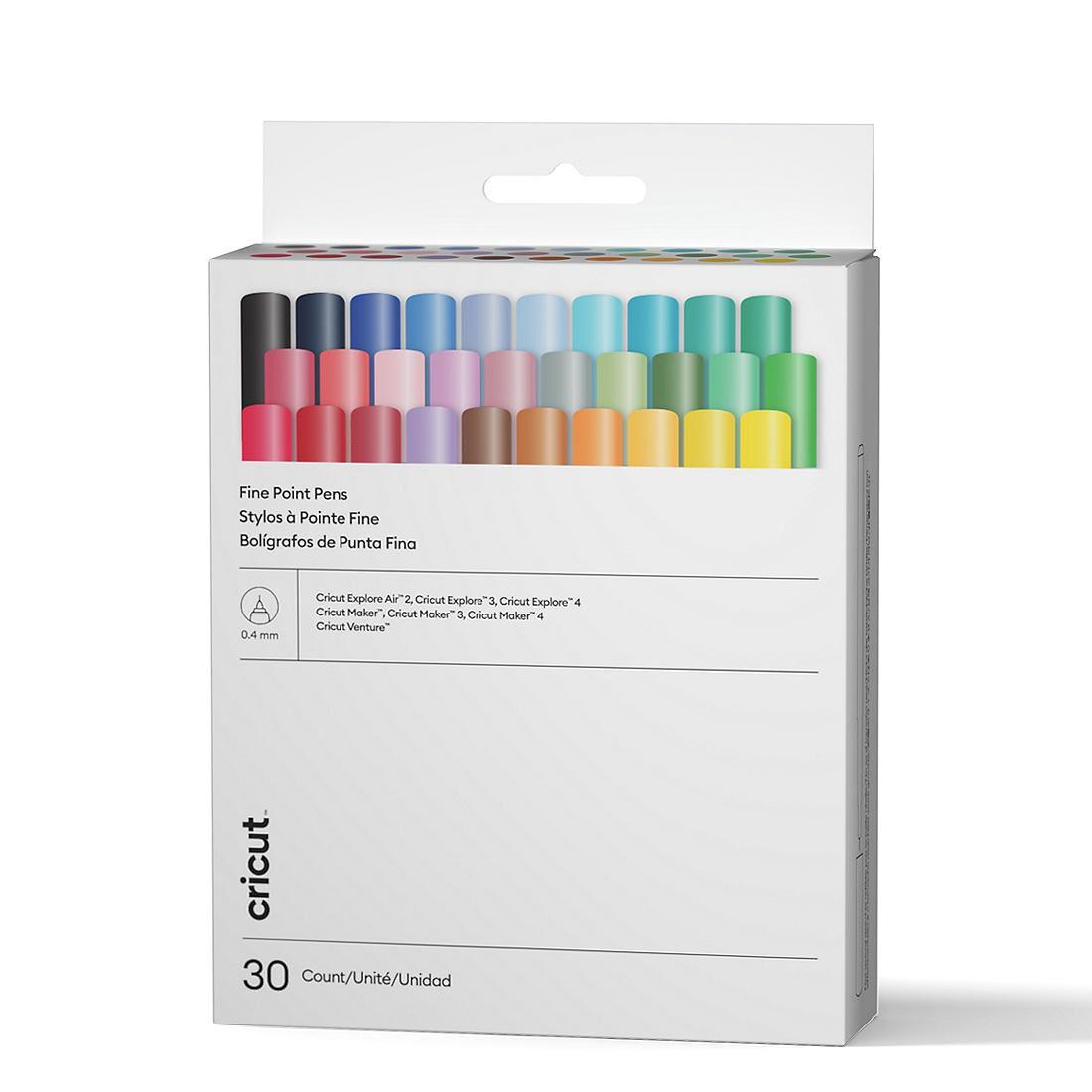 Cricut Ultimate Fine Point Pen Set | 30 Count | pink