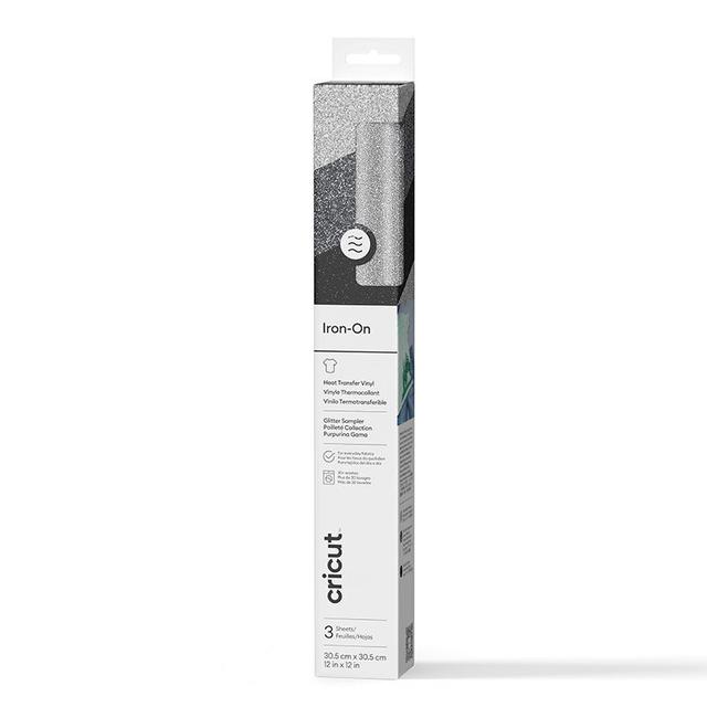 Cricut Glitter Iron-On Sampler | Tuxedo | black