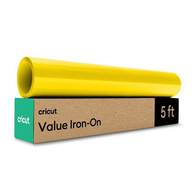 Cricut Value Iron-On (12 in x 5 ft) | Yellow