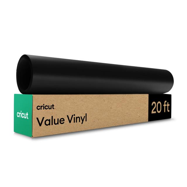 Cricut Value Vinyl (12 in x 20 ft) | Black