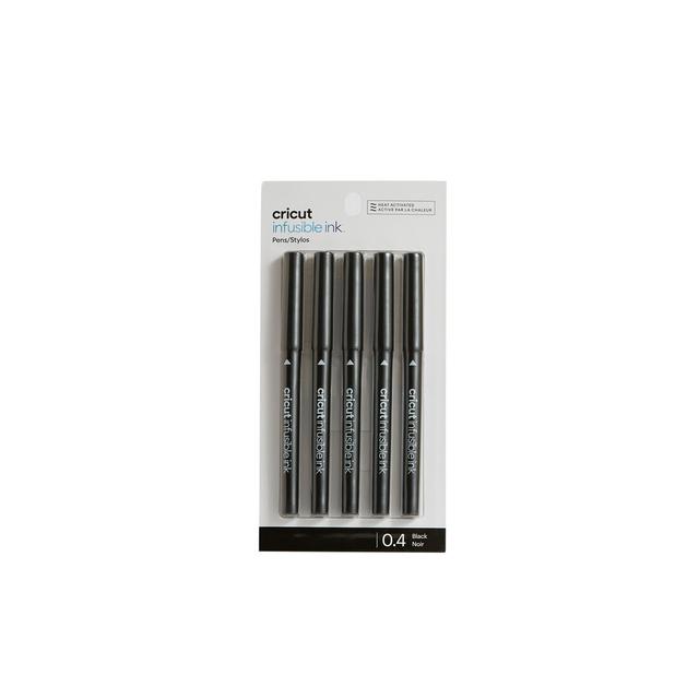 Cricut Infusible Ink Pens 0.4 | Black 0.4 | 5 Count