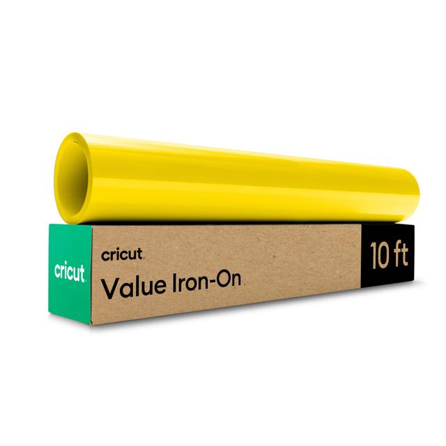 Cricut Value Iron-On (12 in x 10 ft) | Yellow