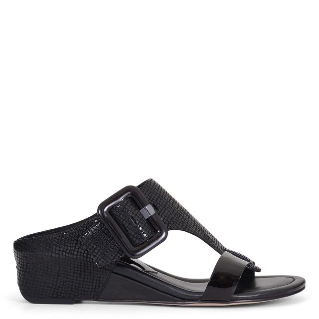 Donald Pliner Women OFELIA Black Casual, Sandal, SlipOn, Wedge, Size: 6.5