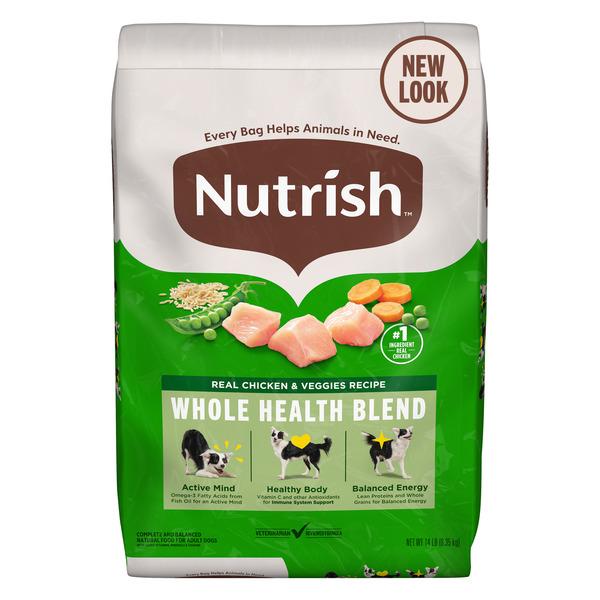 Rachael Ray Nutrish Real Chicken & Veggies Recipe Whole Health Blend Dry Dog Food - 14 lb
