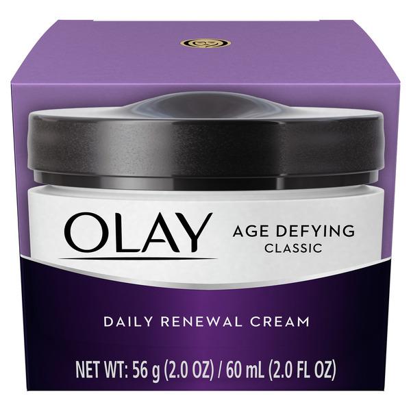 Olay Age Defying Classic Daily Renewal Cream, Face Moisturizer - 2 fl oz