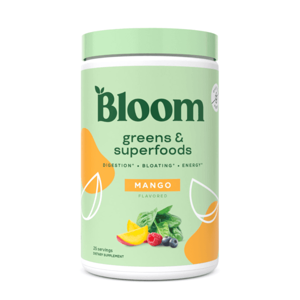 Bloom Nutrition Greens & Superfoods, Mango - 5.0 oz