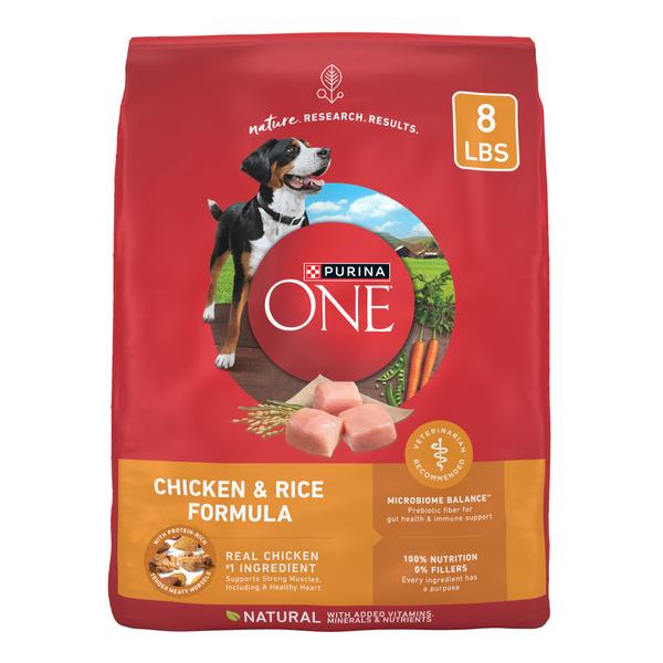 Purina ONE Chicken and Rice Formula Dry Dog Food - 8 lb