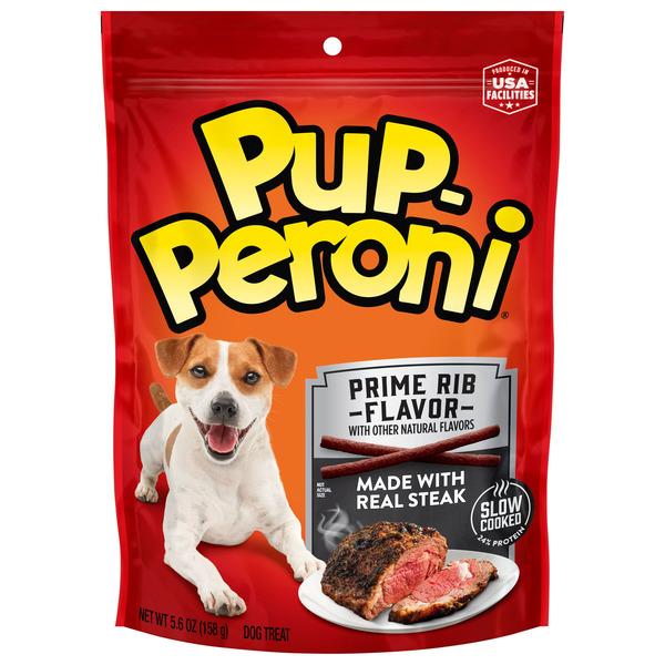 Pup-Peroni Prime Rib Flavor Dog Treats 5.6 oz Bag