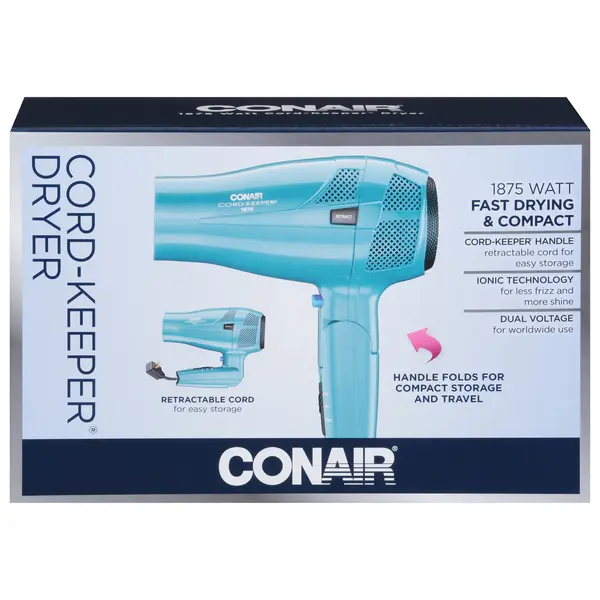 Conair Dryer, Cord-Keeper, 1875 Watt - 1 each