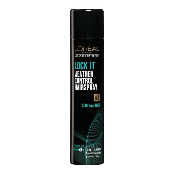 L'Oreal LOCK IT Weather Control Hairspray, Lock It Weather Control Hs - 8.25 oz