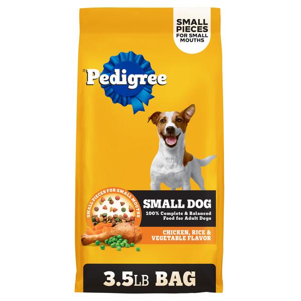 Pedigree Adult Small Dog Dry Dog Food, Roasted Chicken and Vegetable Flavor, 3.5 lb. Bag - 3.5 lb