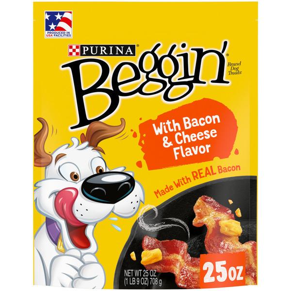 Purina Beggin' Strips With Real Meat Dog Training Treats With Bacon and Cheese Flavors - 25 oz
