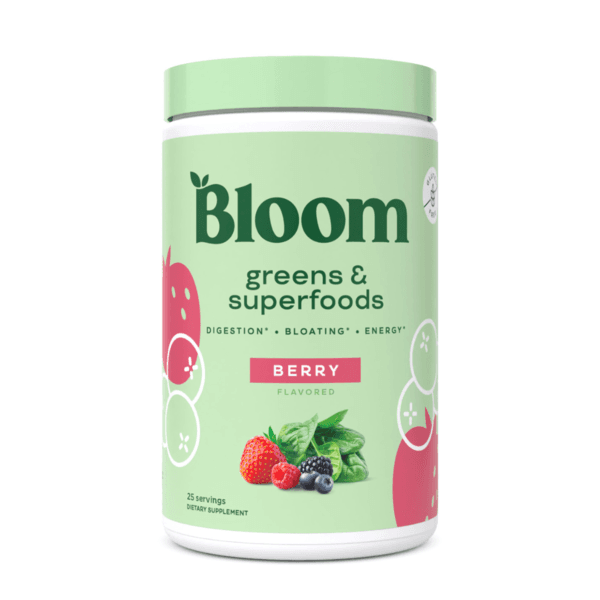 Bloom Nutrition Greens & Superfoods, Berry - 4.8 oz