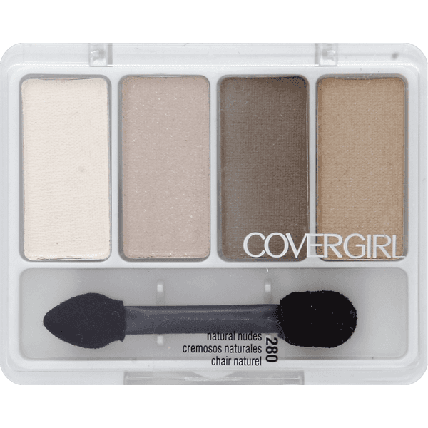 COVERGIRL Eye Enhancers 4-Kit Eye Shadow, Natural Nudes, Female Cosmetics - 0.19 oz