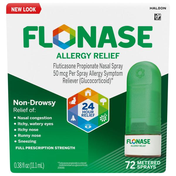 FLONASE Non Drowsy Allergy Nasal Spray - 72 ct