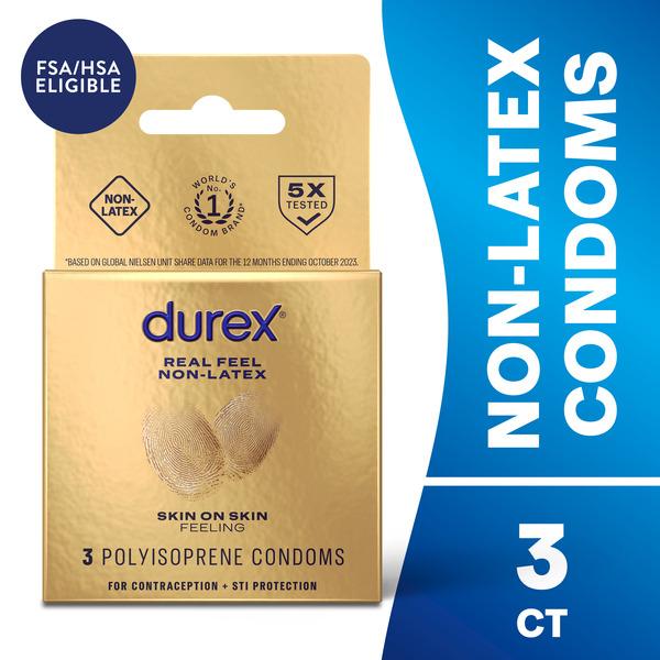 DUREX® Durex Real Feel Avanti Bare Polyisoprene Non-Latex Condoms, 3 Count - 3 ct