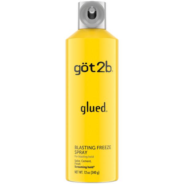 Got2b Glued Blasting Freeze Hair Spray, Extra Strong Rigid Hold for Spiked Styles,12 oz - 12 oz