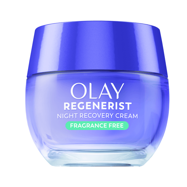 Olay Regenerist Night Recovery Cream Face Moisturizer, Fragrance Free - 1.7 oz