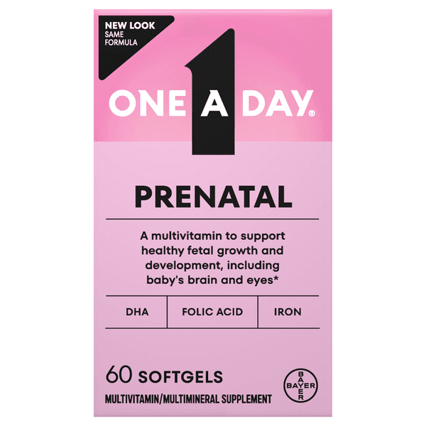 One A Day Softgels Prenatal - 60 ct