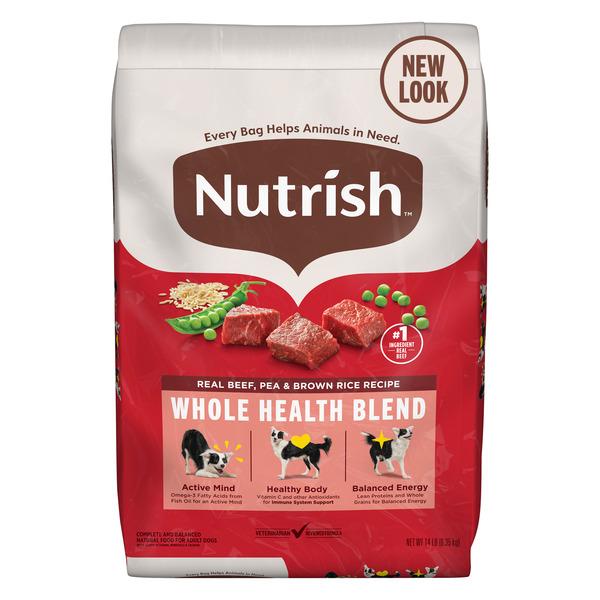 Rachael Ray Nutrish Nutrish Real Beef, Pea & Brown Rice Recipe Whole Health Blend Dry Dog Food, 14 lb. Bag (Rachael Ray) - 14 lb