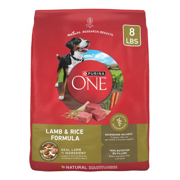 Purina ONE Dry Dog Food Lamb and Rice Formula - 8 lb