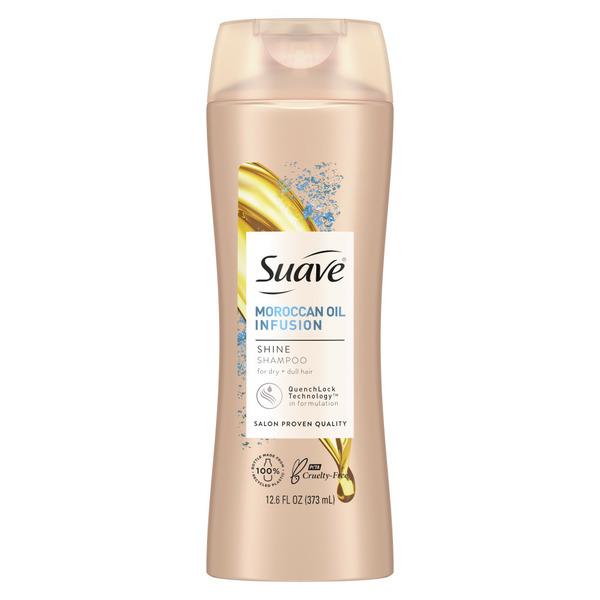 Suave Shine Shampoo Moroccan Oil Infusion - 12.6 fl oz