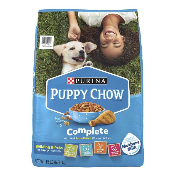 Purina Puppy Chow Purina Puppy Chow High Protein Dry Puppy Food, Complete With Real Chicken - 15 lb