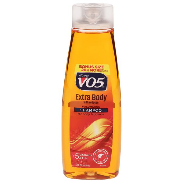Alberto VO5 Extra Body with Collagen Volumizing Shampoo for Body & Bounce Bonus Size - 15 fl oz