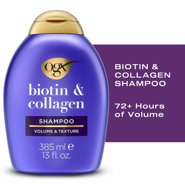 OGX Thick & Full + Biotin & Collagen Volumizing Shampoo, 13 fl. oz - 13 fl oz