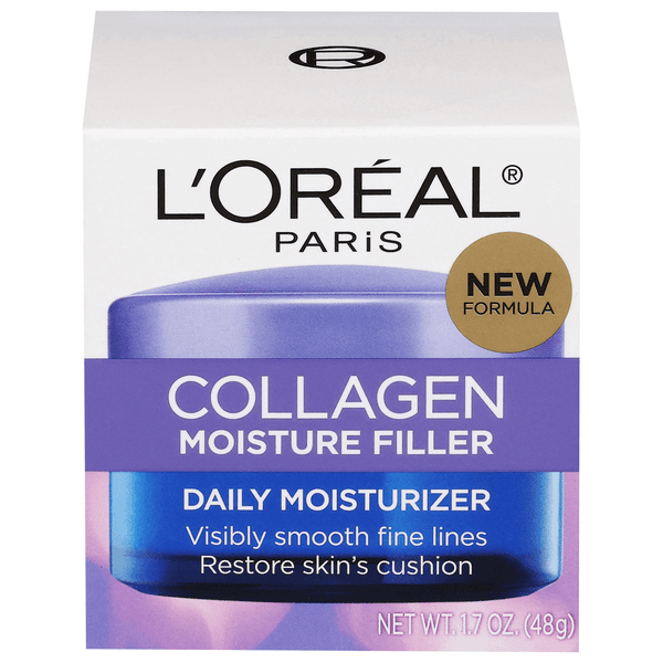 L'Oreal Daily Moisturizer, Collagen Moisture Filler - 1.7 oz