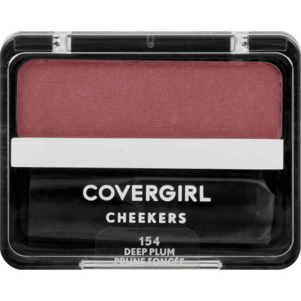 COVERGIRL Cheekers Blendable Powder Blush, Deep Plum - 0.12 oz