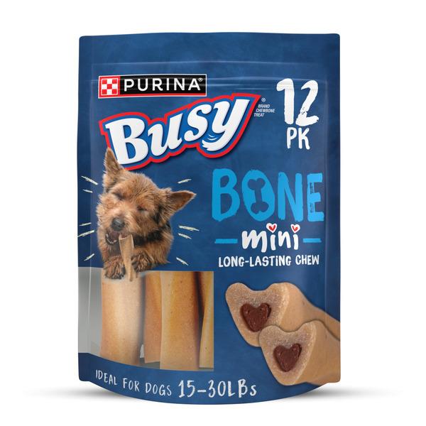 Purina Busy Bone Small Breed Adult Dog Chew Bone Treats, Mini - 12 ct