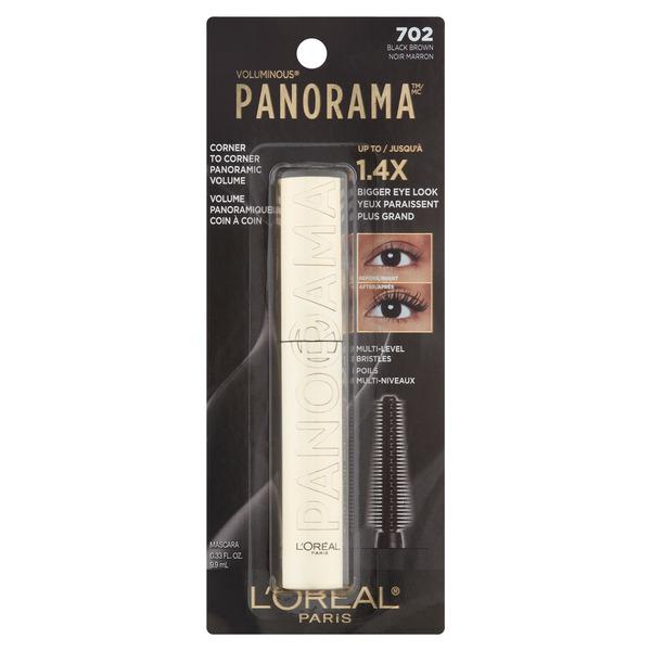 L'oréal Paris Voluminous Panorama 702 Black Brown Mascara - .33 fl oz