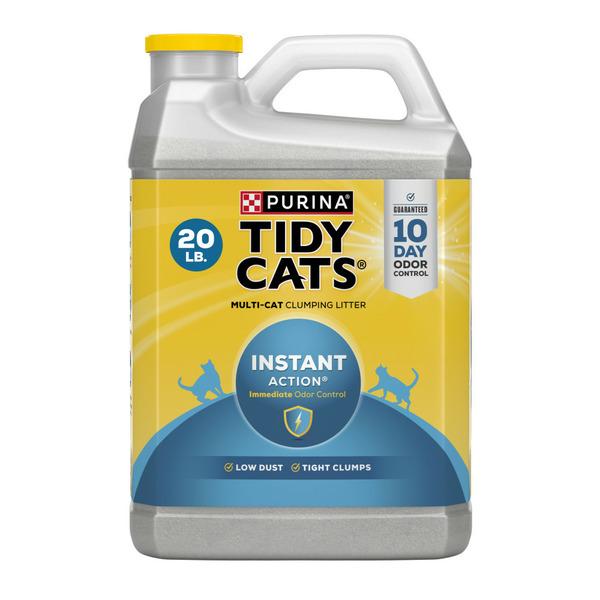 Purina Tidy Cats Clumping Cat Litter, Instant Action Multi Cat Litter - 20 lb