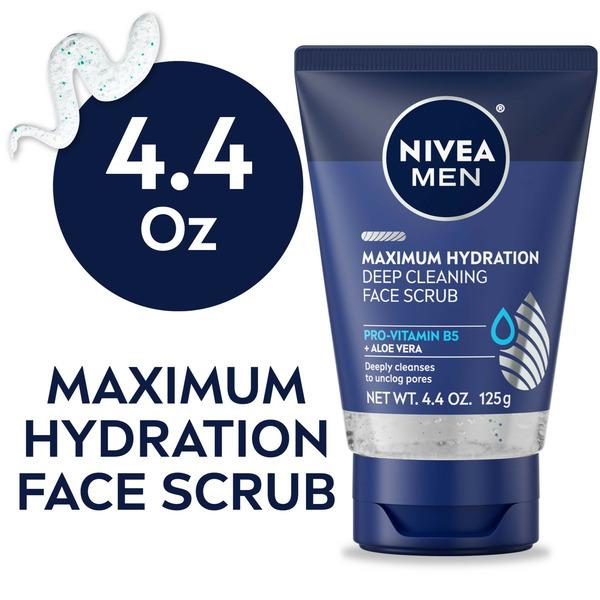 NIVEA Men Maximum Hydration Deep Cleaning Face Scrub - 4.4 oz